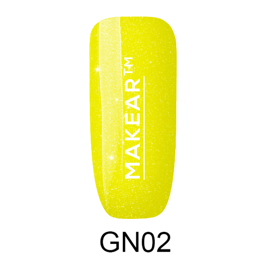 Makear Gel Polish - 02 Neon Glitter