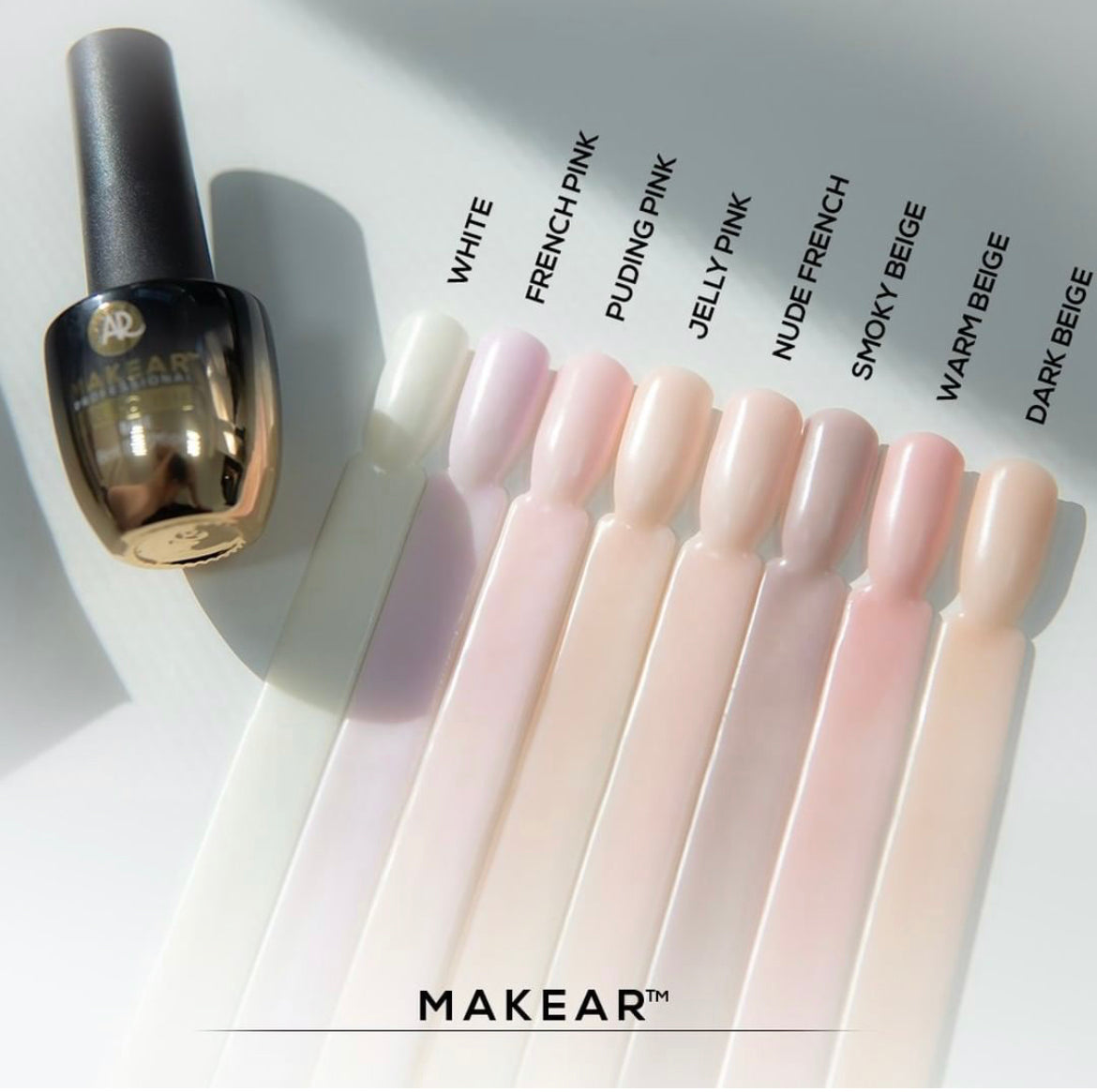 Nude Rubber Base • NRB02 French Pink • Makear
